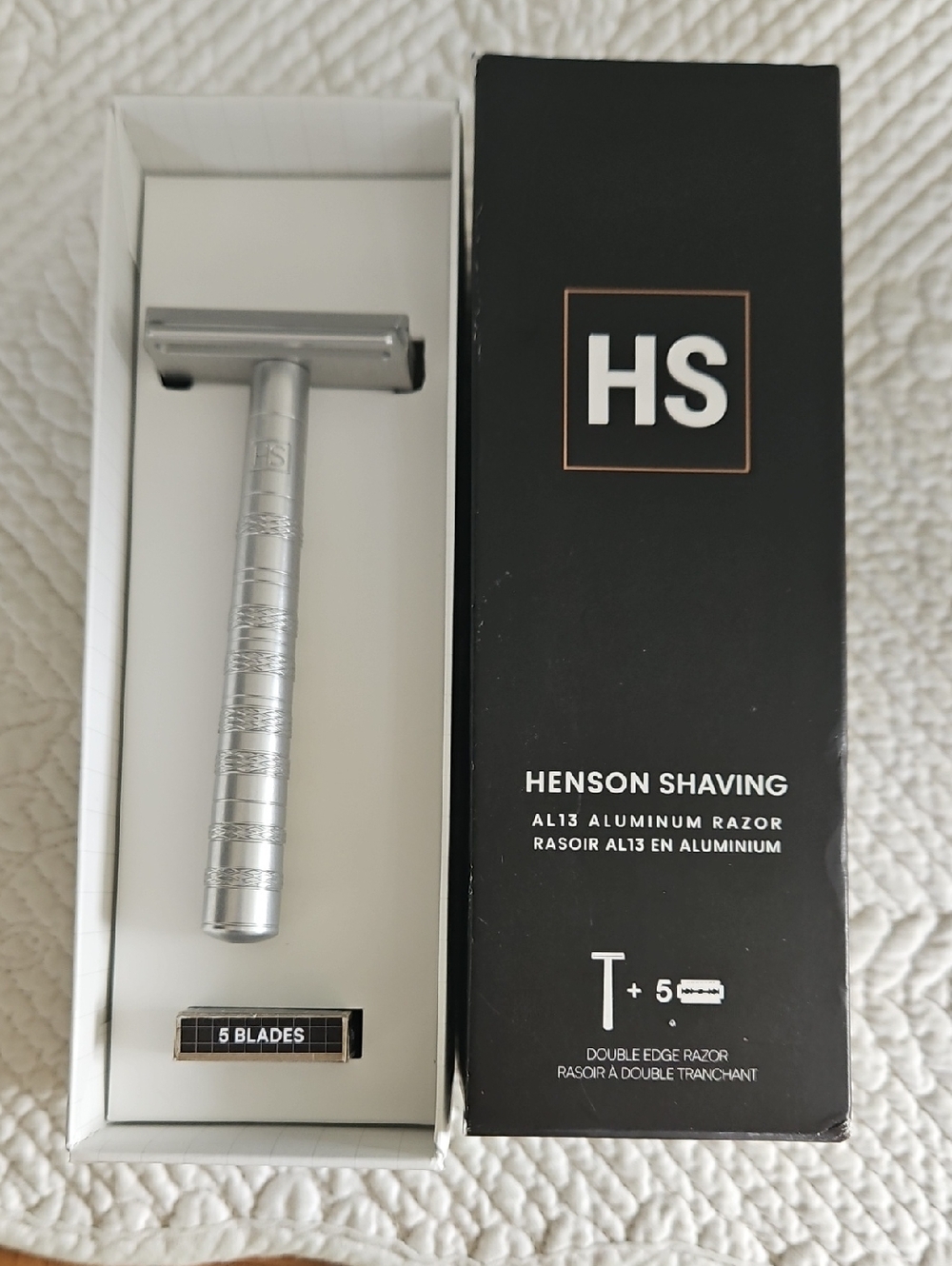 AL13 Double-Edge Safety Razor - Silver